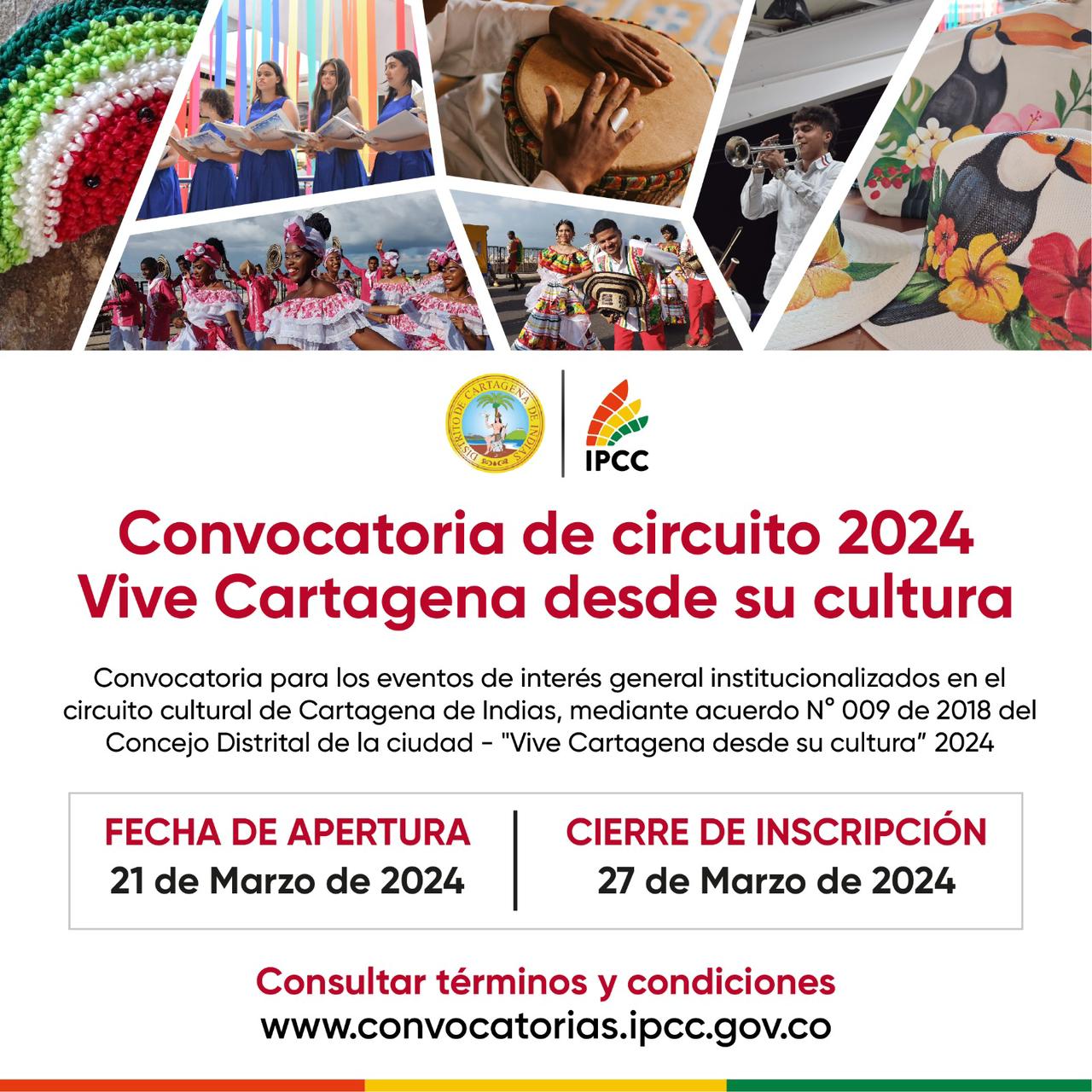 IPCC abre convocatoria para participar en el Circuito Cultural 2024